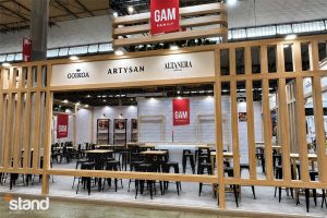 stand de diseño grupozon para alimentaria