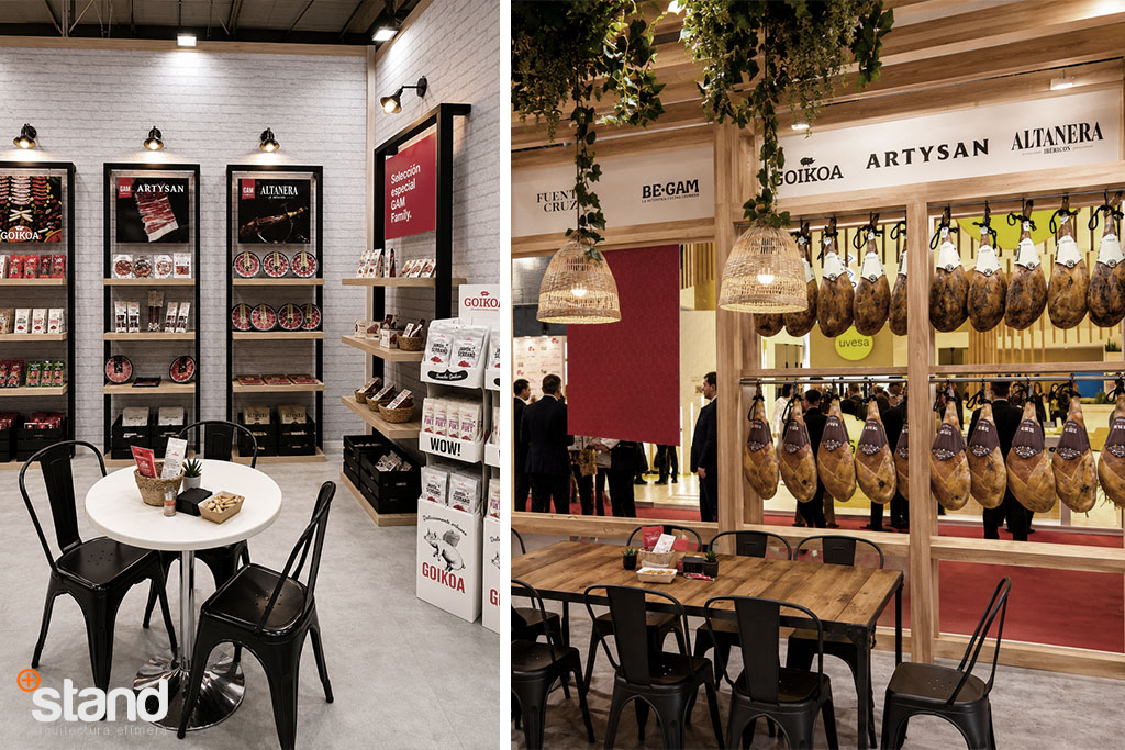stand de diseño grupozon para alimentaria