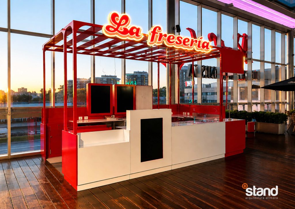 Fabricación e instalación del nuevo stand de La Fresería en La Maquinista Barcelona