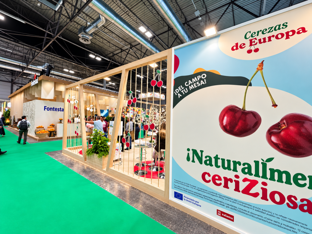 Diseño de stand para Fruit Attraction | Cerezas de Europa